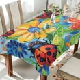 thumbnail image 1 of YAZAOO Square Tablecloth Cute Ladybug Pattern Tableclothes, 1 of 9