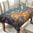 thumbnail image 1 of YAZAOO Square Tablecloth Fairy Lights Pattern Tableclothes, 1 of 9