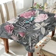 thumbnail image 1 of YAZAOO Square Tablecloth Oil Pattern Of Roses Pattern Tableclothes, 1 of 9