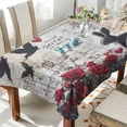 thumbnail image 1 of YAZAOO Square Tablecloth Oil Rabbit Painting Pattern Tableclothes, 1 of 9