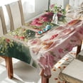 thumbnail image 1 of YAZAOO Square Tablecloth Tea Set with Cakes Roses Pattern Tableclothes, 1 of 9