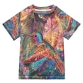 thumbnail image 1 of YAZAOO Summer T-shirt Sunscreen Luminous Hummingbird Magic Pattern Swim Tops, 1 of 6