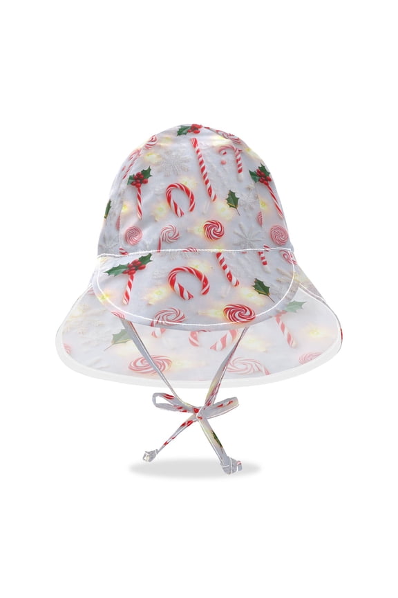 YAZAOO Sun Hat Wide Baby Summer Sun Protection Holiday Treats Delight Printed Hat