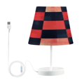 thumbnail image 1 of YAZAOO Table Lamp Creative Checked Harmony Pattern Simple Pattern Night Light, 1 of 8