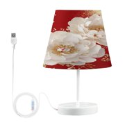 YAZAOO Table Lamp Creative Golden Elegance Pattern Simple Pattern Night Light