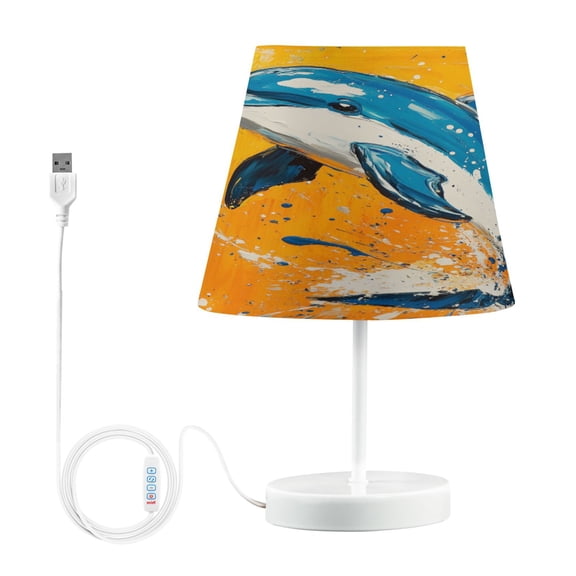 YAZAOO Table Lamp Creative Joyful Splash Pattern Simple Pattern Night Light