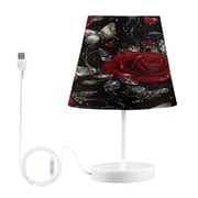 YAZAOO Table Lamp Creative Midnight Garden Whispers Pattern Simple Pattern Night Light
