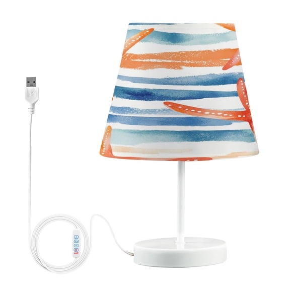 YAZAOO Table Lamp Creative Starfish Serenade Pattern Simple Pattern Night Light