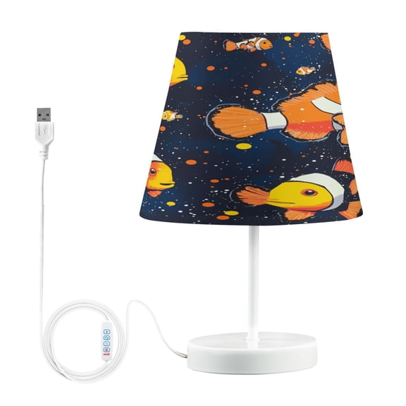 YAZAOO Table Lamp Creative Underwater Parade Pattern Simple Pattern Night Light