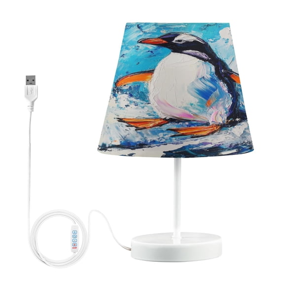 YAZAOO Table Lamp Creative Waves Of Joy Pattern Simple Pattern Night Light