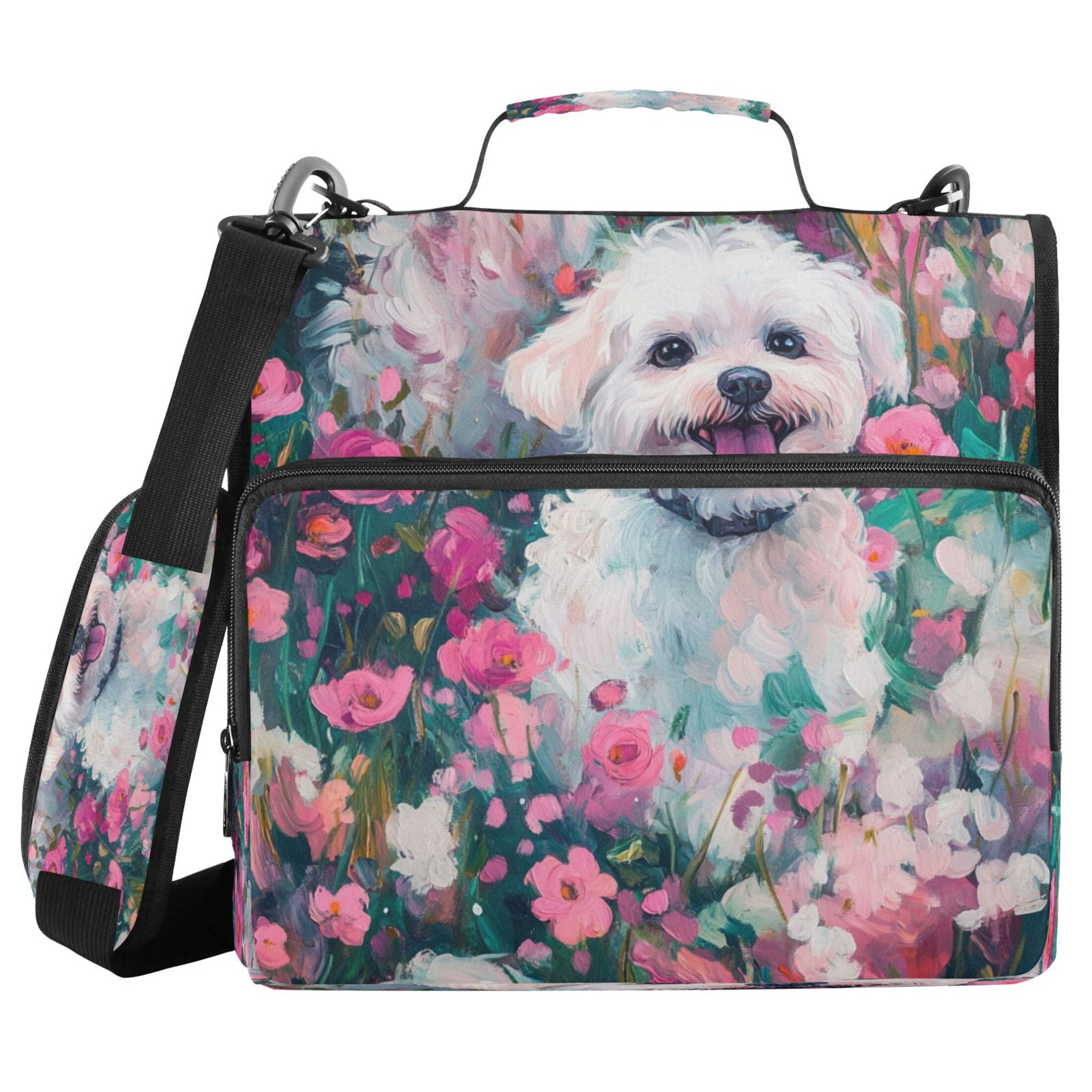 YAZAOO Zipper Binder trapper keeper Documents Organized Design Fluffies Joy Printed