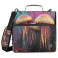 thumbnail image 1 of YAZAOO Zipper Binder trapper keeper Documents Organized Design Jellyfish Colorful Printed, 1 of 8