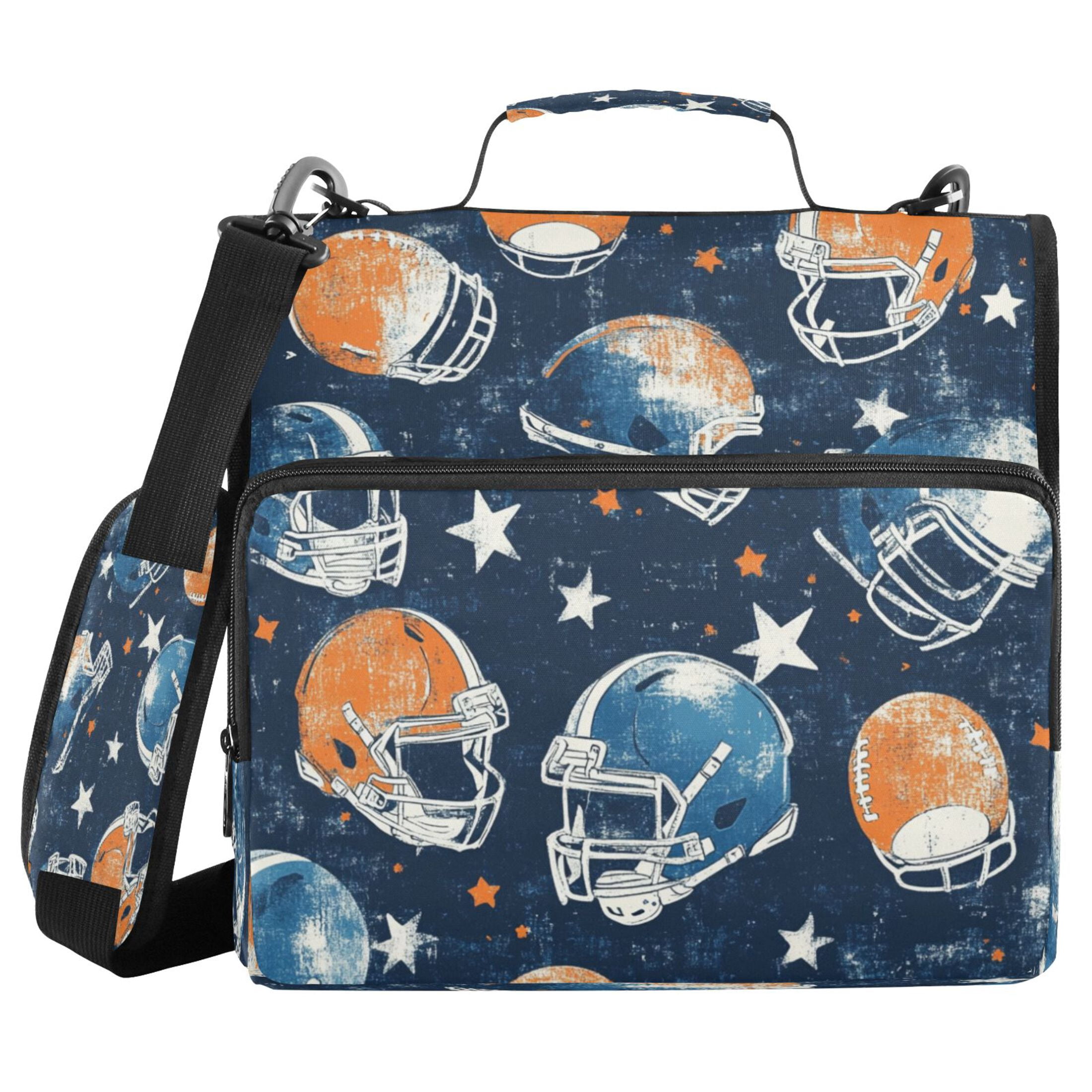 YAZAOO Zipper Binder trapper keeper Documents Organized Design Starry Helmet Showdown Printed