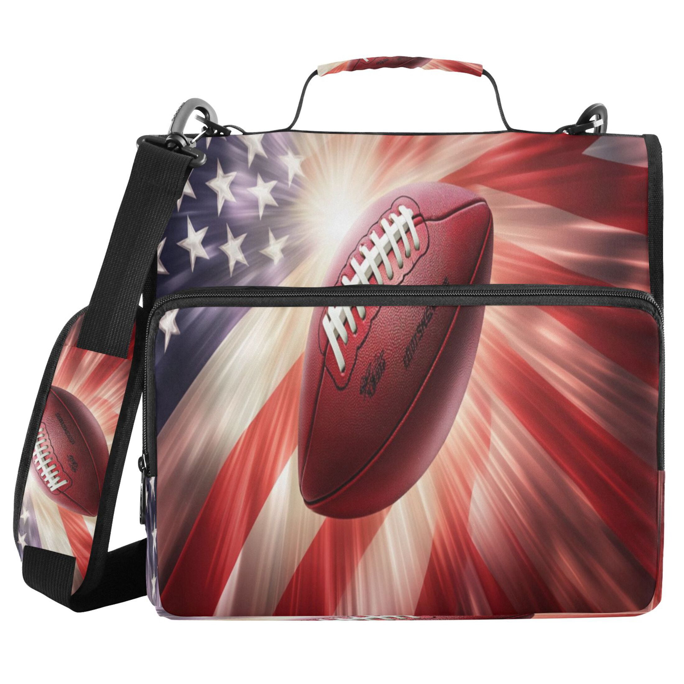 YAZAOO Zipper Binder trapper keeper Documents Organized Design Touchdown Triumph Printed