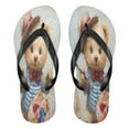 thumbnail image 1 of YAZAOOSummer Flip Flops Creatively Bear Artist Simple Beach Sandals, 1 of 8