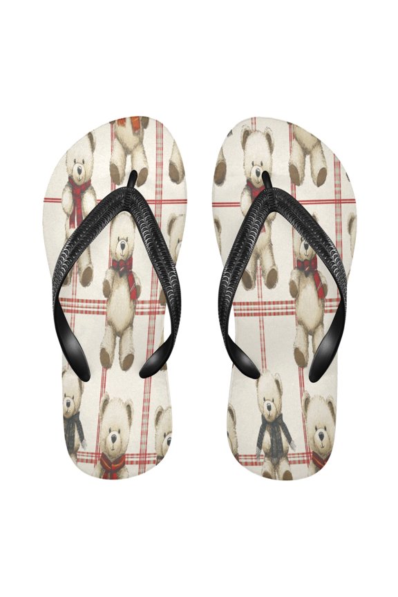 Summer Flip Flops Creatively Bear Hugs and Checkered Love Simple Beach Sandals
