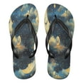 thumbnail image 1 of YAZAOOSummer Flip Flops Creatively Celestial Dreams Simple Beach Sandals, 1 of 8