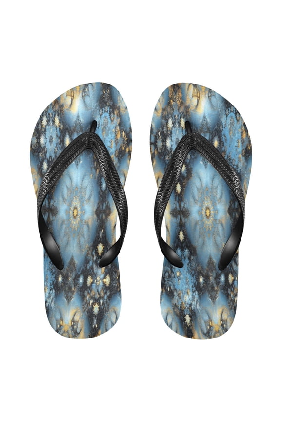 Summer Flip Flops Creatively Celestial Patterns Simple Beach Sandals