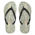 thumbnail image 1 of YAZAOOSummer Flip Flops Creatively Classic Floral Motif in Soft Tones Simple Beach Sandals, 1 of 8