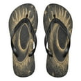 thumbnail image 1 of YAZAOOSummer Flip Flops Creatively Cosmic Sunburst Simple Beach Sandals, 1 of 8