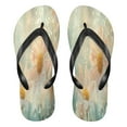 thumbnail image 1 of YAZAOOSummer Flip Flops Creatively Daisy Flowers with Water Droplets Simple Beach Sandals, 1 of 8