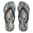 thumbnail image 1 of YAZAOOSummer Flip Flops Creatively Damask Of Floral Simple Beach Sandals, 1 of 8