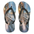 thumbnail image 1 of YAZAOOSummer Flip Flops Creatively Eiffel Evening Elegance Simple Beach Sandals, 1 of 8