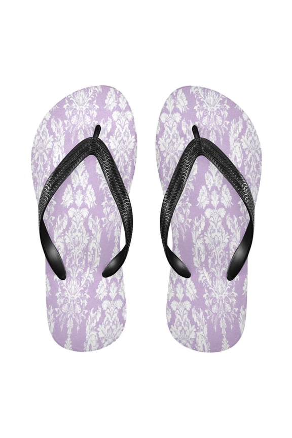 Summer Flip Flops Creatively Elegance in Lavender Simple Beach Sandals