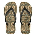 thumbnail image 1 of YAZAOOSummer Flip Flops Creatively Floral Harmony Simple Beach Sandals, 1 of 8