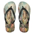 thumbnail image 1 of YAZAOOSummer Flip Flops Creatively Floral Hatchling Simple Beach Sandals, 1 of 8