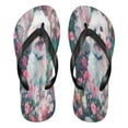 thumbnail image 1 of YAZAOOSummer Flip Flops Creatively Fluffies Joy Simple Beach Sandals, 1 of 8