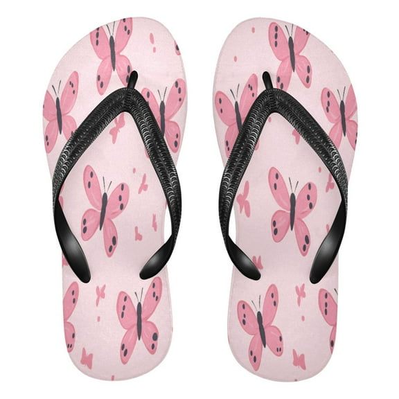 YAZAOOSummer Flip Flops Creatively Fluttering Love Simple Beach Sandals