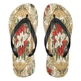 thumbnail image 1 of YAZAOOSummer Flip Flops Creatively Golden Holiday Elegance Simple Beach Sandals, 1 of 8