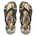 thumbnail image 1 of YAZAOOSummer Flip Flops Creatively Harmony in Furry Form Simple Beach Sandals, 1 of 8
