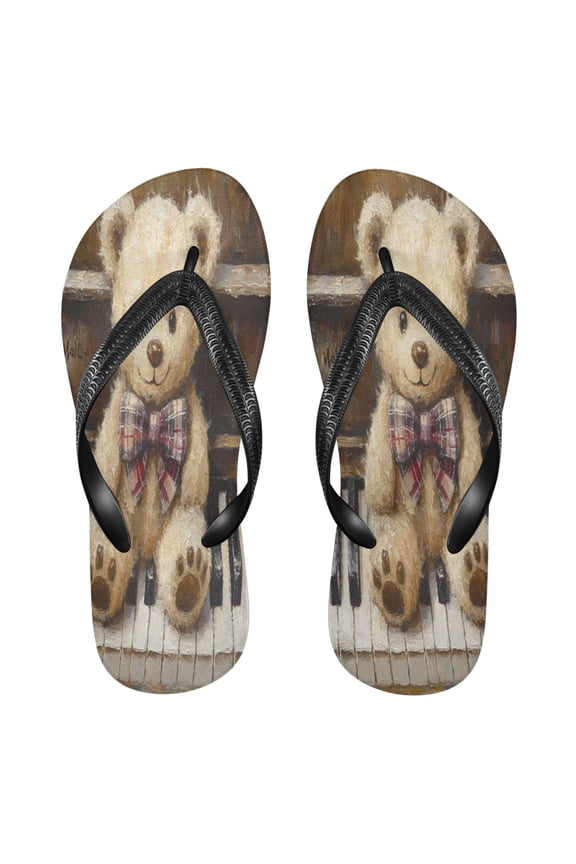 Summer Flip Flops Creatively Harmony in Furry Form Simple Beach Sandals