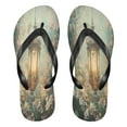 thumbnail image 1 of YAZAOOSummer Flip Flops Creatively Lantern in Floral Simple Beach Sandals, 1 of 8