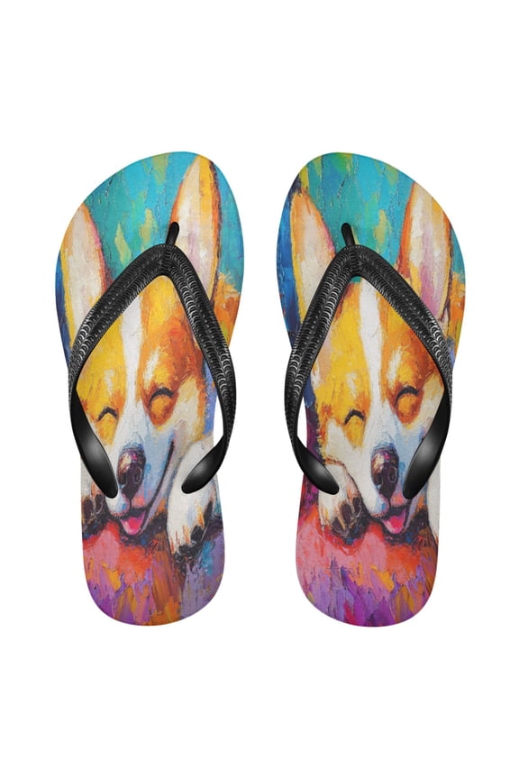 Summer Flip Flops Creatively Lazy Days Of A Happy Corgies Simple Beach Sandals