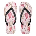thumbnail image 1 of YAZAOOSummer Flip Flops Creatively Love Parade Simple Beach Sandals, 1 of 8
