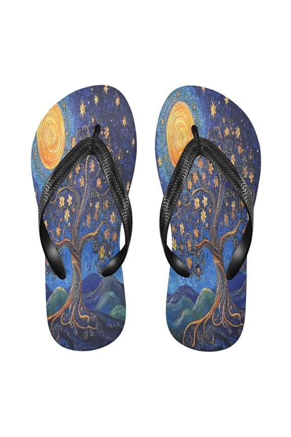 Summer Flip Flops Creatively Moonlit Blossoms Simple Beach Sandals
