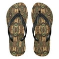 thumbnail image 1 of YAZAOOSummer Flip Flops Creatively Nature's Mandala Simple Beach Sandals, 1 of 8