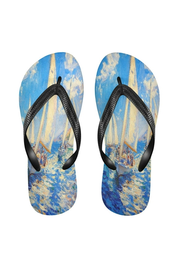 Summer Flip Flops Creatively Ocean Breeze Regatta Simple Beach Sandals