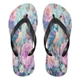 thumbnail image 1 of YAZAOOSummer Flip Flops Creatively Pastel Birds and Butterflies Simple Beach Sandals, 1 of 8