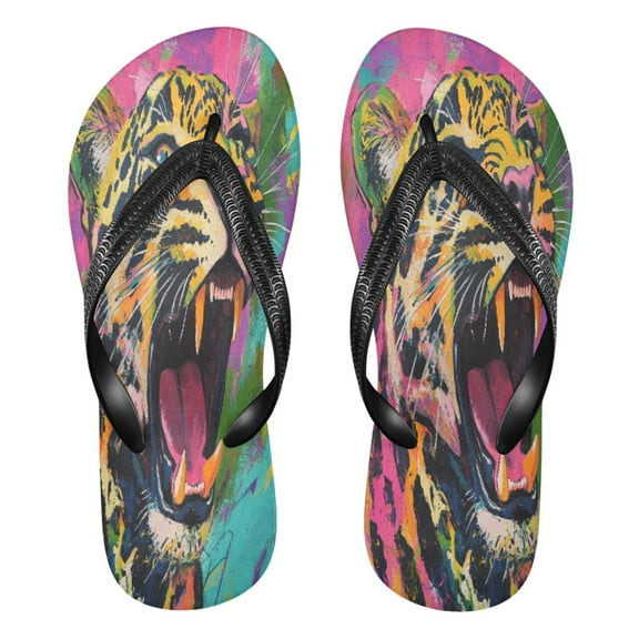 YAZAOOSummer Flip Flops Creatively Petals Of Joy Simple Beach Sandals