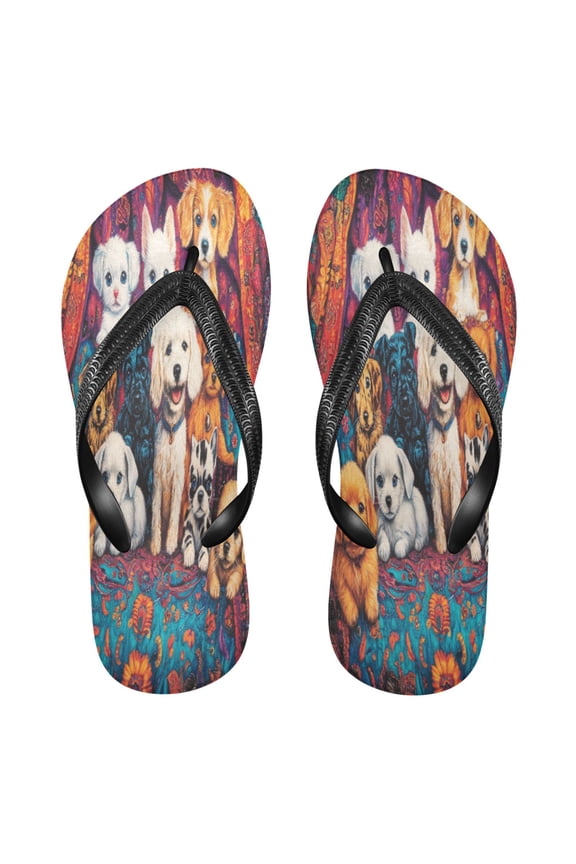 Summer Flip Flops Creatively Puppy Parade Simple Beach Sandals