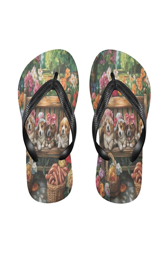 Summer Flip Flops Creatively Pups and Sausages Simple Beach Sandals