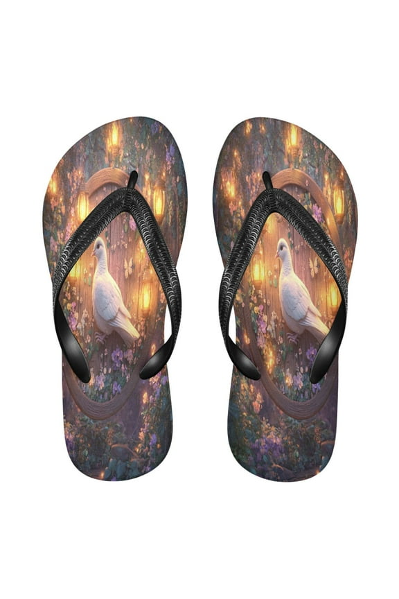 Summer Flip Flops Creatively Serene Songbird Simple Beach Sandals