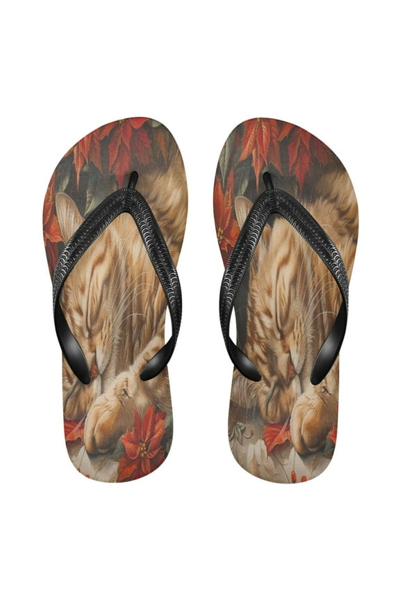 Summer Flip Flops Creatively Sleepy Ginger and Poinsettias Simple Beach Sandals