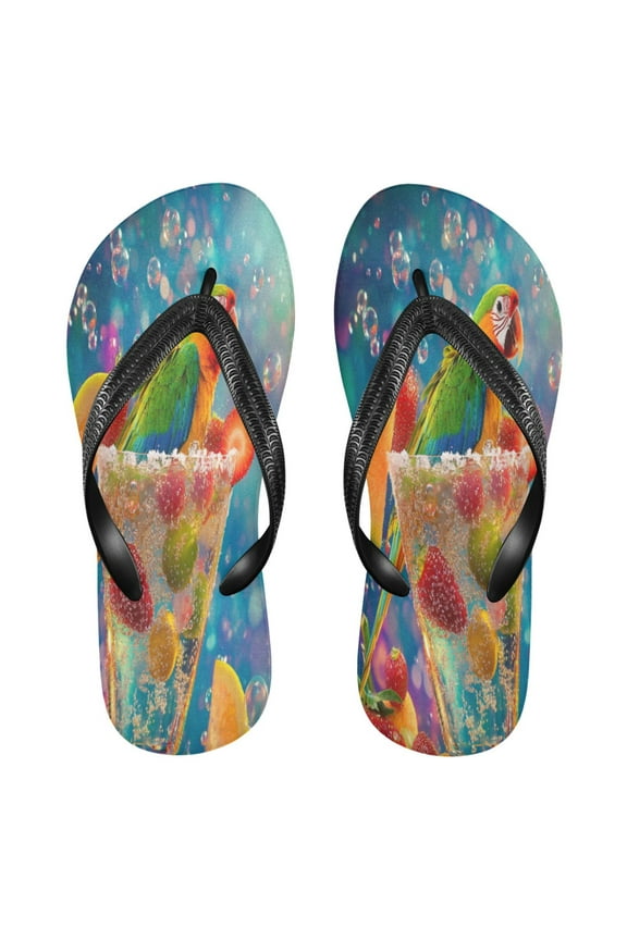Summer Flip Flops Creatively Sparkling Summer Sips Simple Beach Sandals
