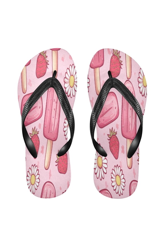 Summer Flip Flops Creatively Summer Popsicle Delight Simple Beach Sandals