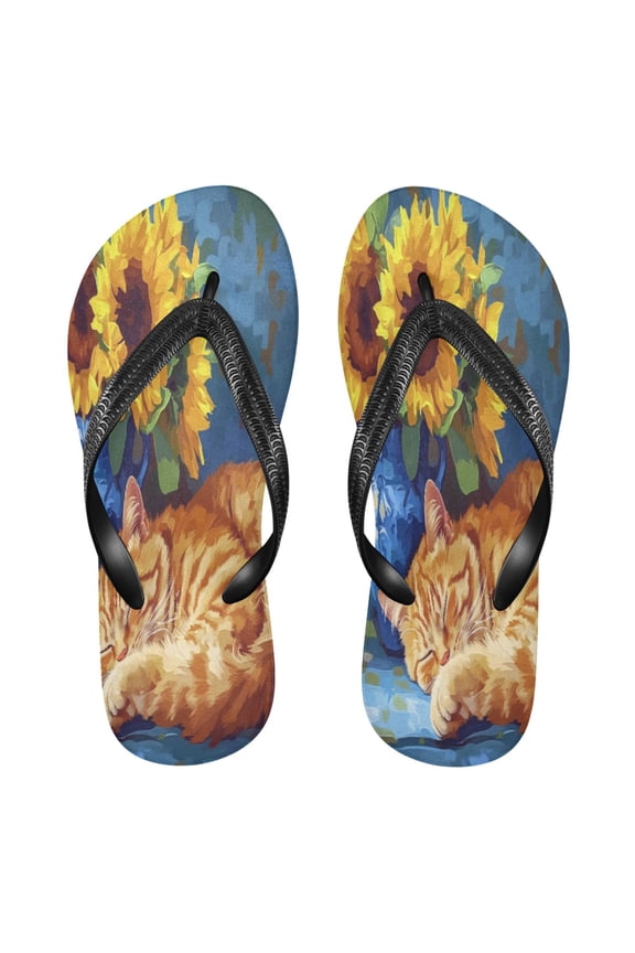 Summer Flip Flops Creatively Sunlit Slumber Simple Beach Sandals